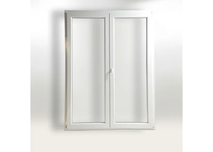 Porta Janela PVC Oscilobatente 130x200 cm com Vidro Duplo | Cando