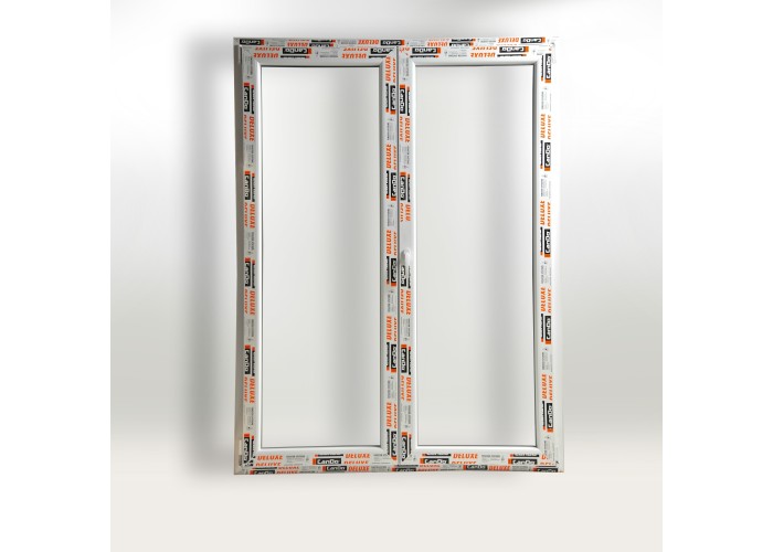 Porta Janela PVC Oscilobatente 130x200 cm com Vidro Duplo | Cando