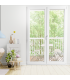 Porta Janela PVC Oscilobatente 130x200 cm com Vidro Duplo | Cando