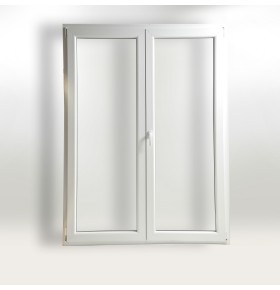 Porta Janela PVC Oscilobatente 140x200 cm com Vidro Duplo | Cando