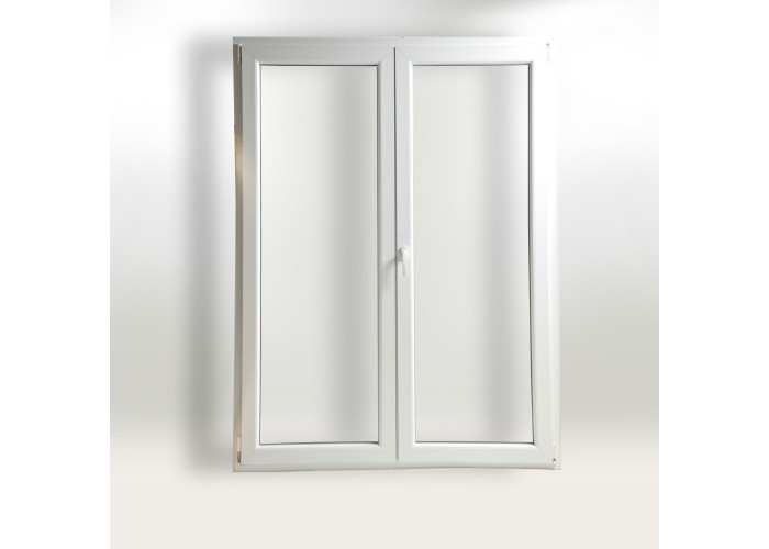 Porta Janela PVC Oscilobatente 140x200 cm com Vidro Duplo | Cando