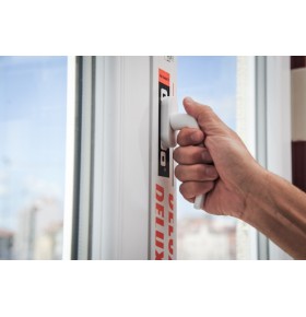 Porta Janela PVC Oscilobatente 140x200 cm com Vidro Duplo | Cando