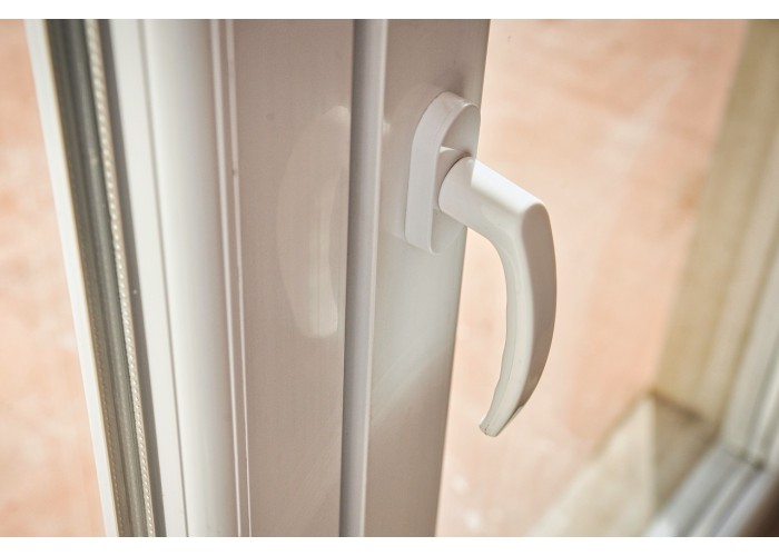 Porta Janela PVC Oscilobatente 140x200 cm com Vidro Duplo | Cando