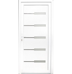 Porta Exterior PVC Alasca 98x208cm Direita