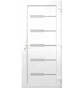 Porta Exterior PVC Alasca 98x208cm Direita