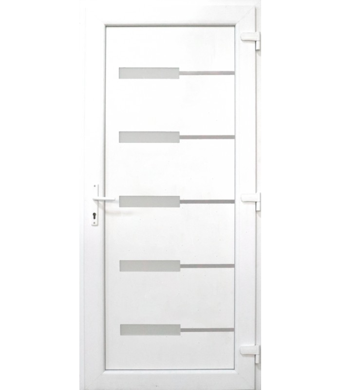 Porta Exterior PVC Alasca 98x208cm Direita