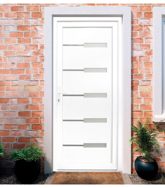 Porta Exterior PVC Alasca 98x208cm Direita