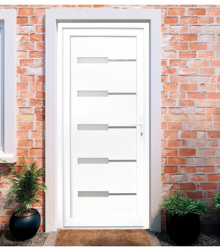 Porta Exterior PVC Alasca 98x208cm Esquerda