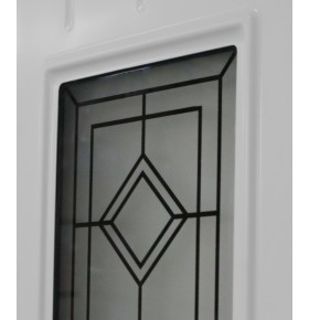 Porta Exterior PVC Burgos com postigo 98x208cm Direita