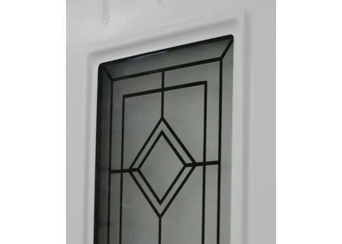 Porta Exterior PVC Burgos com postigo 98x208cm Esquerda