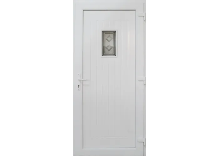 Porta Exterior PVC Burgos com postigo 98x208cm Esquerda