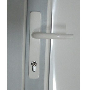 Porta Exterior PVC VIGO 98x208cm com vidro vertical Esquerda