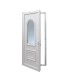 Porta de Entrada PVC VEKA PLUS 5 Roma Branca por Medida | Segurança e Conforto
