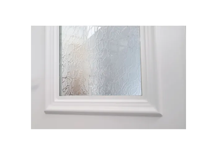 Porta de Entrada PVC VEKA PLUS 5 Roma Branca por Medida | Segurança e Conforto
