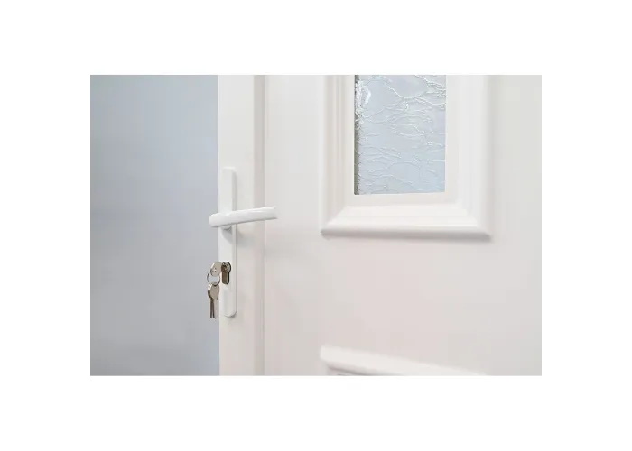 Porta PVC por Medida Milão Branca | VEKA PLUS 5 Segurança e Conforto