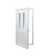 Porta PVC por Medida Milão Branca | VEKA PLUS 5 Segurança e Conforto