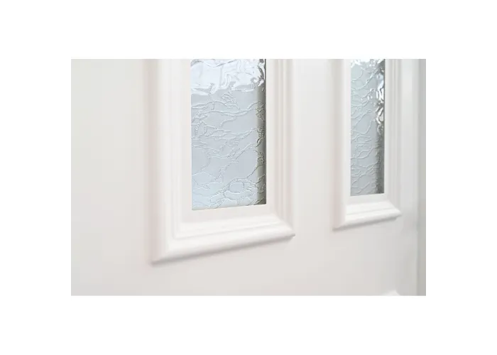 Porta PVC por Medida Milão Branca | VEKA PLUS 5 Segurança e Conforto