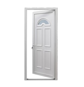 Porta PVC por Medida Oxford Branca | VEKA PLUS 5 Segurança e Conforto