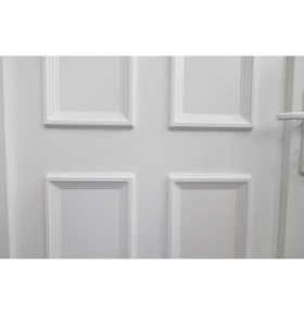 Porta PVC por Medida Oxford Branca | VEKA PLUS 5 Segurança e Conforto