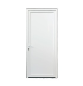 Porta de Entrada PVC VEKA PLUS 5 por Medida – Lisa Branca direita