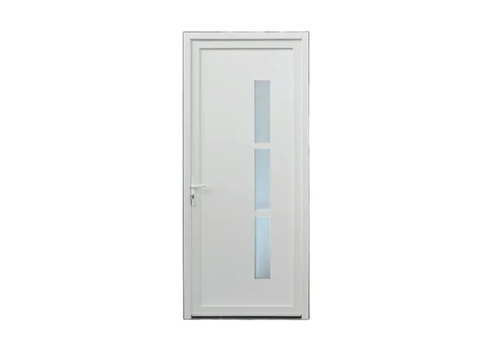 Porta de Entrada PVC VEKA PLUS 5 por Medida – Manhattan Branca direita