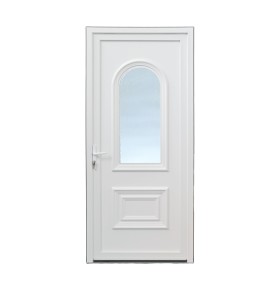 Porta de Entrada PVC VEKA PLUS 5 por Medida – Roma Branca direita