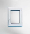 Janela PVC 90x120cm Oscilobatente DIREITA Vidro Duplo ALUPLAST