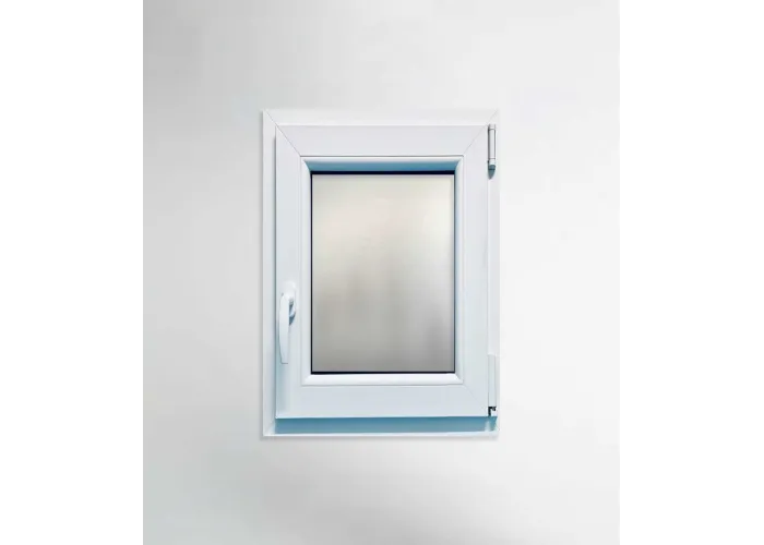 Janela PVC 80x100 Oscilobatente vidro Fosco Aluplast A+ | Entrega rápida