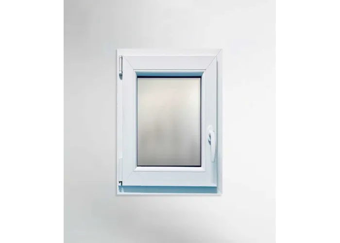 Janela PVC 60x100 Oscilobatente vidro Fosco Aluplast A+ | Entrega rápida