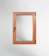 Janela PVC 70x100cm Oscilobatente Direita Carvalho Dourado Vidro Duplo