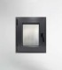 Janela PVC 50x60cm Oscilobatente Esquerda Antracite Vidro Duplo Fosco Liso Aluplast