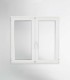 Janela PVC 100x120 Oscilobatente vidro duplo Aluplast A+ | Entrega rápida