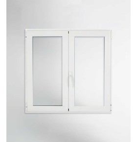 Janela PVC 100x120 Oscilobatente vidro duplo Aluplast A+ | Entrega rápida