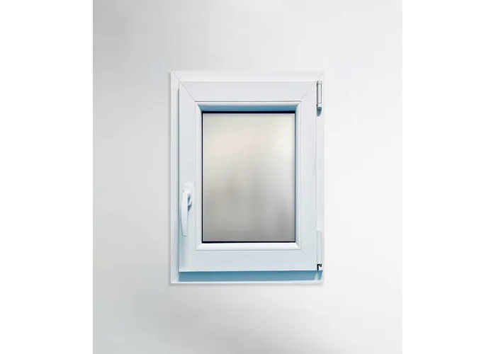 Janela PVC 70x100 Oscilobatente vidro Fosco Aluplast A+ | Entrega rápida