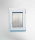 Janela PVC 50x80 Oscilobatente Fosca Aluplast A+ | Entrega rápida