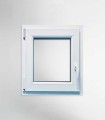 Janela PVC 60x80cm Oscilobatente ESQUERDA Vidro Duplo ALUPLAST