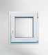 Janela PVC 50×60 cm Oscilobatente vidro duplo | Aluplast A+