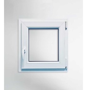 Janela PVC 50×60 cm Oscilobatente vidro duplo | Aluplast A+