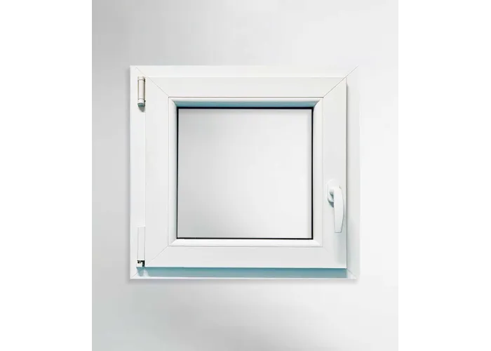 Janela PVC 50×50 cm Oscilobatente vidro duplo | Aluplast A+