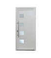 Porta de Entrada PVC VEKA PLUS 6 por Medida – Siena Branca