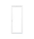 Porta Exterior PVC Vidro Duplo Transparente 90x200cm com abertura direita