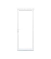 Porta Exterior PVC Vidro Duplo Transparente 80x200cm DIREITA