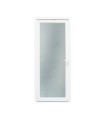 Porta Exterior PVC Vidro Duplo Fosco 90x200cm ESQUERDA