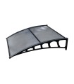 Telheiro Porta Arcus Plus 120x105 Policarbonato Transparente