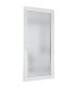 Porta-Janela PVC Vidro Fosco 90×205 | Veka 70 mm