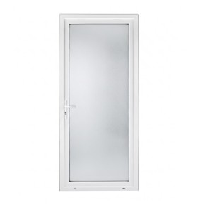 Porta-Janela PVC Vidro Fosco 90×205 | Veka 70 mm