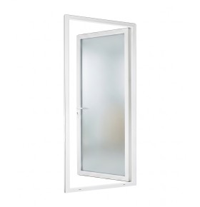 Porta-Janela PVC Vidro Fosco 90×205 | Veka 70 mm