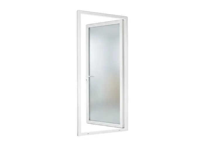 Porta-Janela PVC Vidro Fosco 90×205 | Veka 70 mm