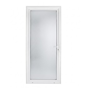 Porta-Janela PVC Vidro Fosco 90×205 | Veka 70 mm