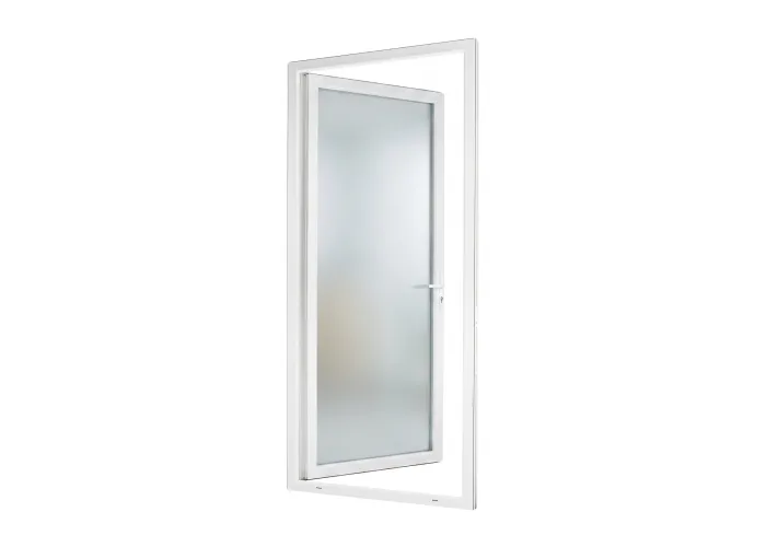 Porta-Janela PVC Vidro Fosco 80×205 | Veka 70 mm